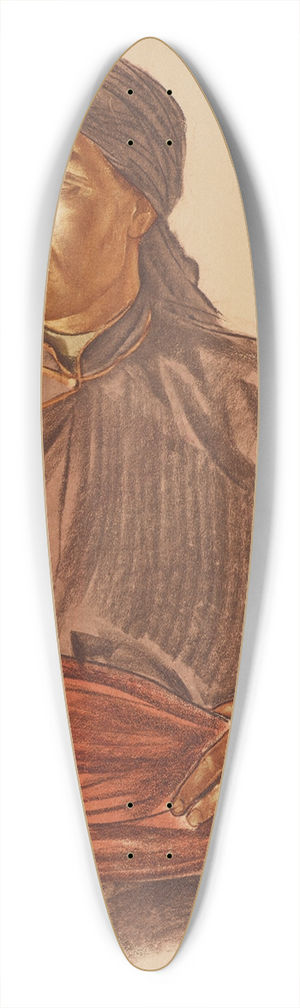 Alexandre Jacovleff - Notre guide mongol Kumbo 39.3 inch art pintail longboard deck