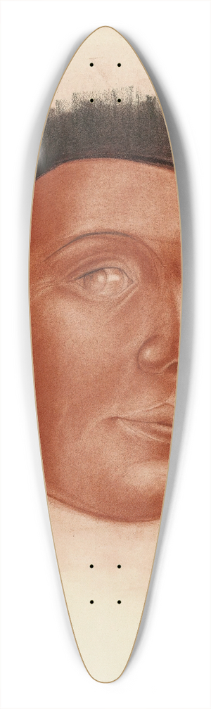 Alexandre Jacovleff - Portrait Of A Woman 39.3 inch art pintail longboard deck