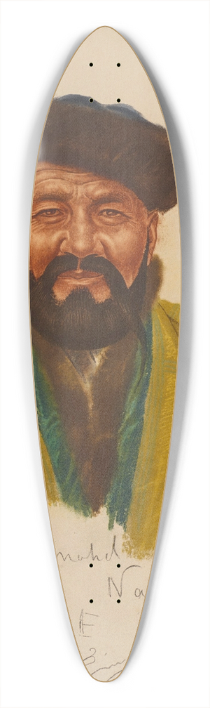 Alexandre Jacovleff - Sir Mohamed Nazim Khan, Mir de Hounza, Baltit 39.3 inch art pintail longboard deck