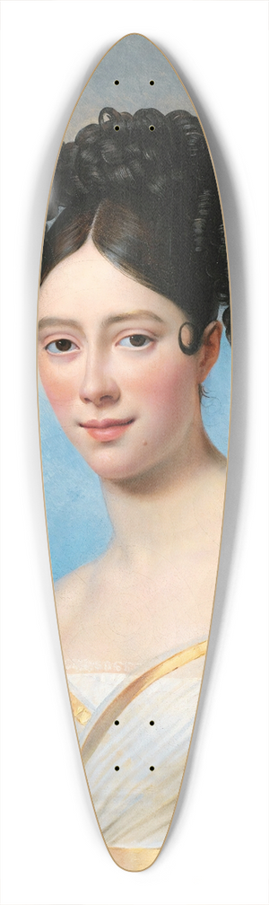 Alexandre-Jean Dubois-Drahonet - Presumed portrait ofMaria Malibran 39.3 inch art pintail longboard deck
