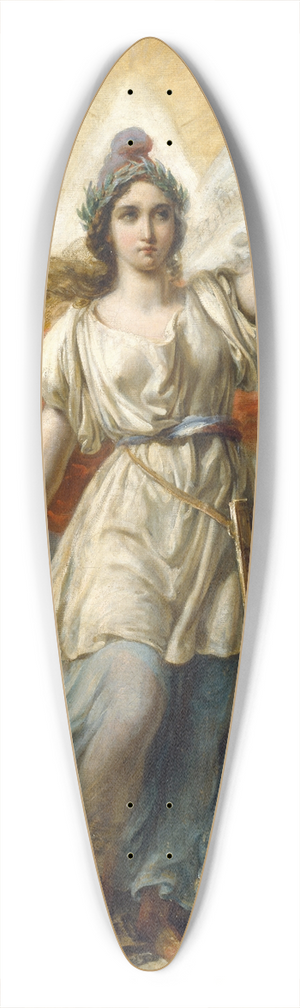 Alexandre Marie Colin - La Rpublique, esquisse pour le concours de 1848 39.3 inch art pintail longboard deck