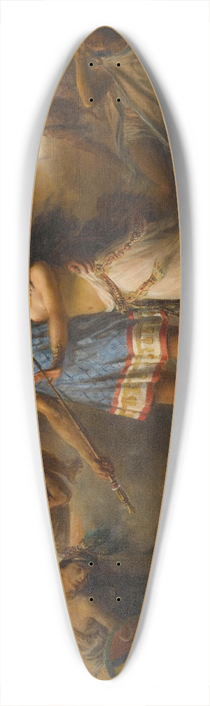 Alexandre Marie Colin - Telasco Defends HisFiance 39.3 inch art pintail longboard deck