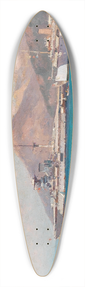 Alexei Vasilievich Hanzen - British battleships 39.3 inch art pintail longboard deck