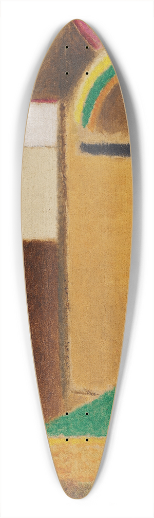 Alexej von Jawlensky - Abstrakter Kopf (Konstruktiver Kopf) 39.3 inch art pintail longboard deck