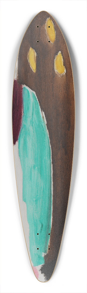 Alexej von Jawlensky - Ascona (Variation) 39.3 inch art pintail longboard deck