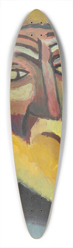 Alexej von Jawlensky - Brtiger Alte 39.3 inch art pintail longboard deck