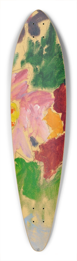 Alexej von Jawlensky - Bunte Blumen 39.3 inch art pintail longboard deck