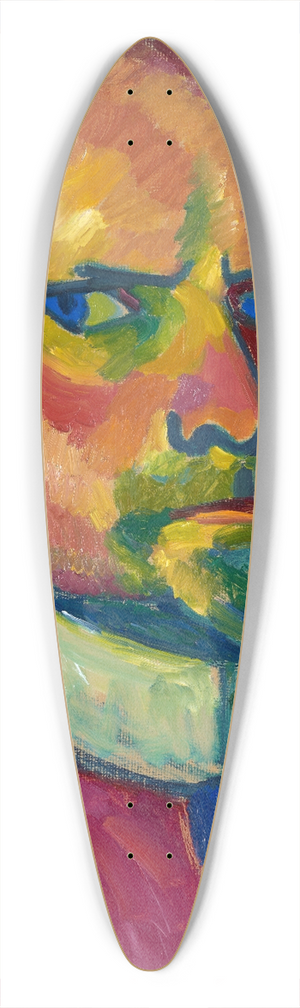 Alexej von Jawlensky - Self-Portrait 39.3 inch art pintail longboard deck