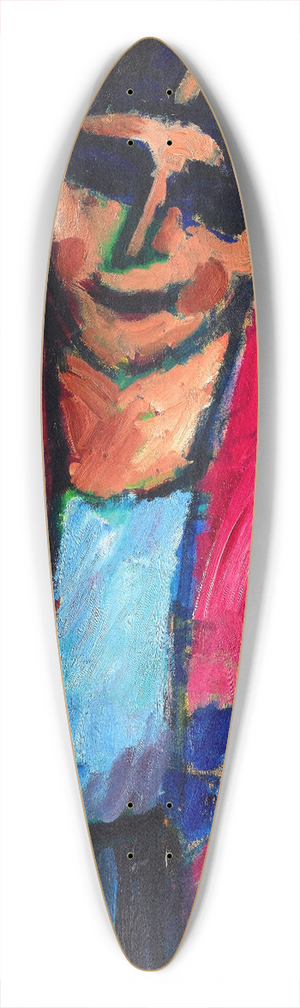 Alexej von Jawlensky - Spanier (Spaniard) 39.3 inch art pintail longboard deck
