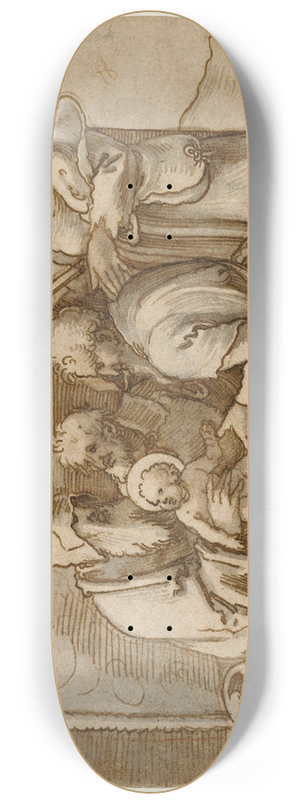 Bartolom Estebn Murillo - The Christ Child as the Good Shepherd 8.25 inch art skate deck