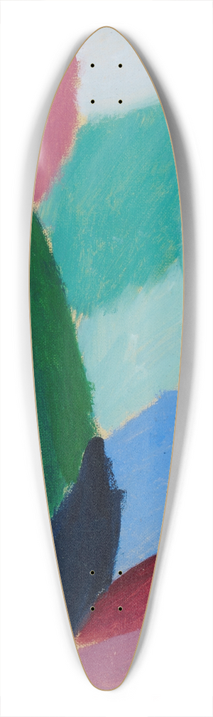 Alexej von Jawlensky - Variation No. 10 39.3 inch art pintail longboard deck