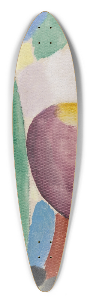 Alexej von Jawlensky - Variation (Trees) 39.3 inch art pintail longboard deck