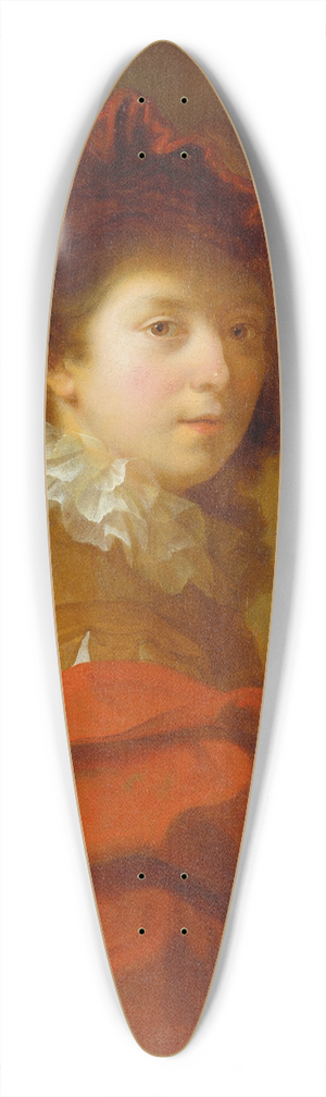 Alexis Grimou - Portrait of a Young Man 39.3 inch art pintail longboard deck