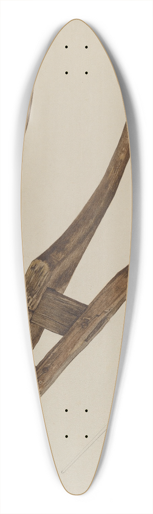 Alfonso Moreno - Hay Fork 39.3 inch art pintail longboard deck