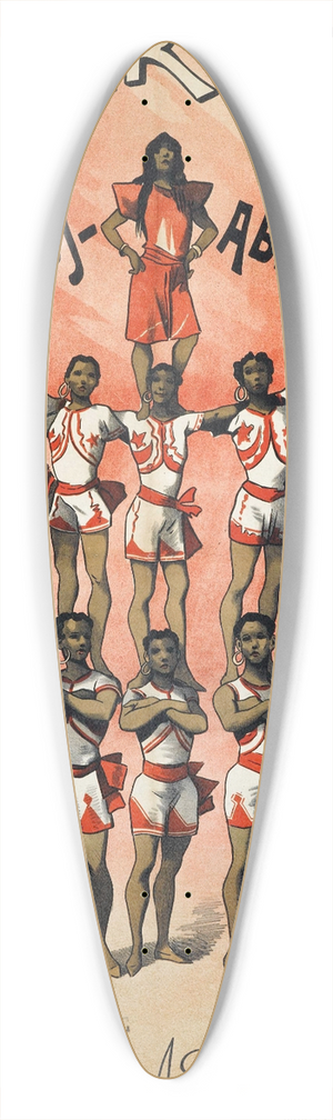 Alfred Choubrac - Alcazar Dete Abdj-Abdulla 39.3 inch art pintail longboard deck