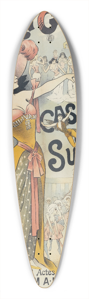 Alfred Choubrac - Cassons Du Sucre 39.3 inch art pintail longboard deck