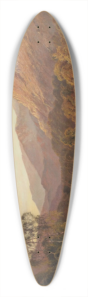 Alfred de Branski - The Valley Of Borrowdale 39.3 inch art pintail longboard deck