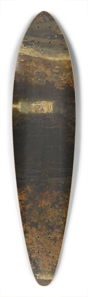 Alfred De Dreux - Chasse Dans Lalle Vers La Croix 39.3 inch art pintail longboard deck