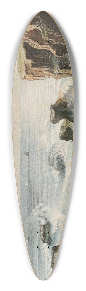 Alfred Frdol - Brisants 39.3 inch art pintail longboard deck Alfred Frdol - Brisants 39.3 inch art pintail longboard deck
