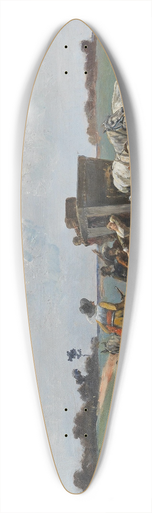 Alfred Friedlnder - berwltigt 39.3 inch art pintail longboard deck