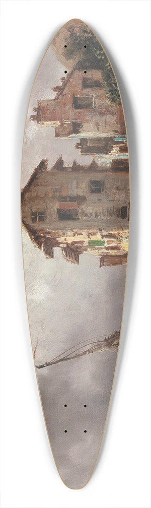 Alfred Godchaux - Homecoming before the Storm 39.3 inch art pintail longboard deck