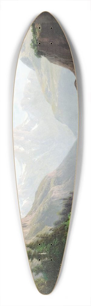 Alfred Godchaux - Mountain Passage 39.3 inch art pintail longboard deck