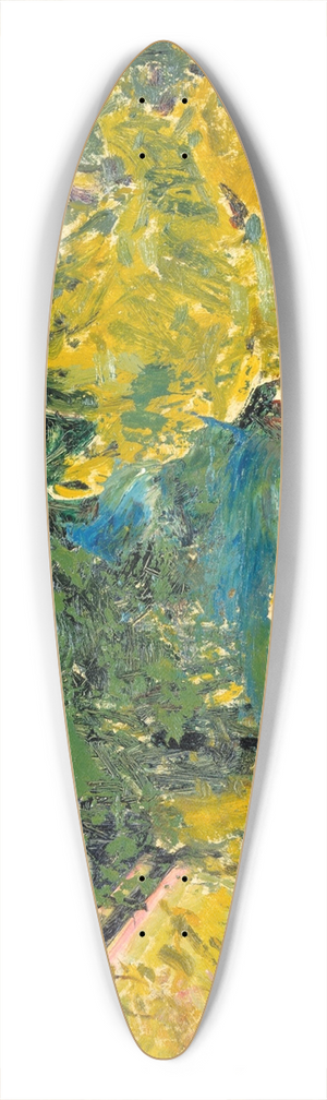 Alfred Henry Maurer - Landscape 39.3 inch art pintail longboard deck
