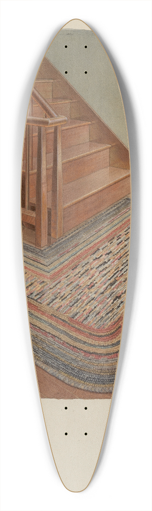 Alfred H. Smith - Shaker Newel Post 39.3 inch art pintail longboard deck