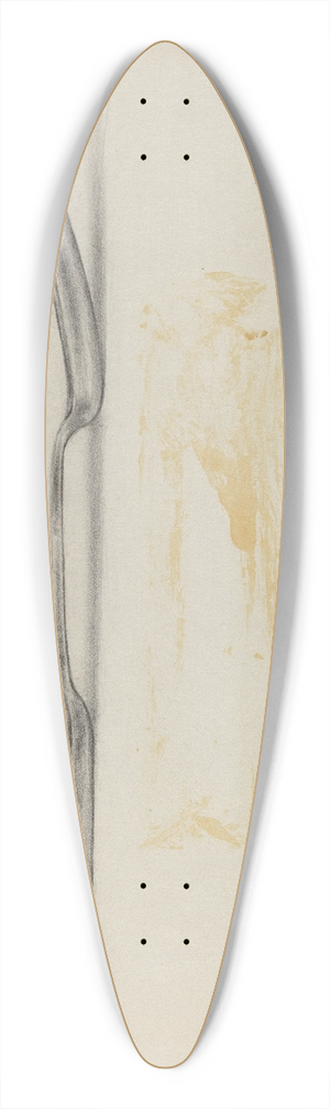 Alfred Nason - Silver Marrow Spoon 39.3 inch art pintail longboard deck