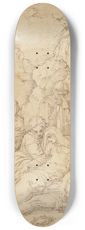 Battista Franco - The Lamentation 8.25 inch art skate deck Battista Franco - The Lamentation 8.25 inch art skate deck