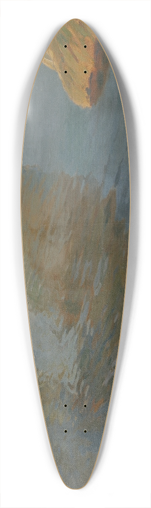 Alfred Poell - Bergsee 39.3 inch art pintail longboard deck