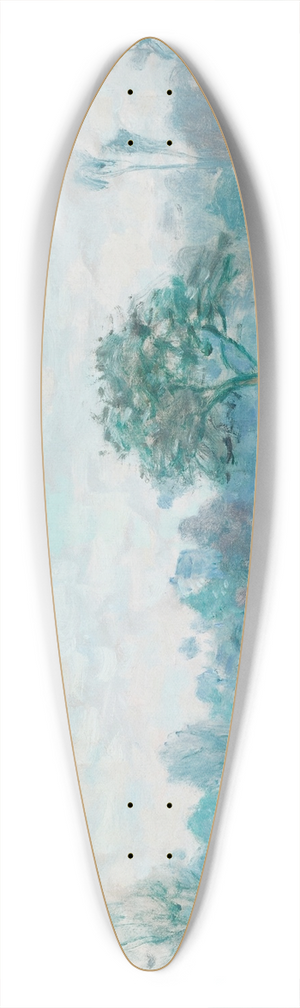 Alfred Sisley - Chemin de Prunay  Louveciennes 39.3 inch art pintail longboard deck