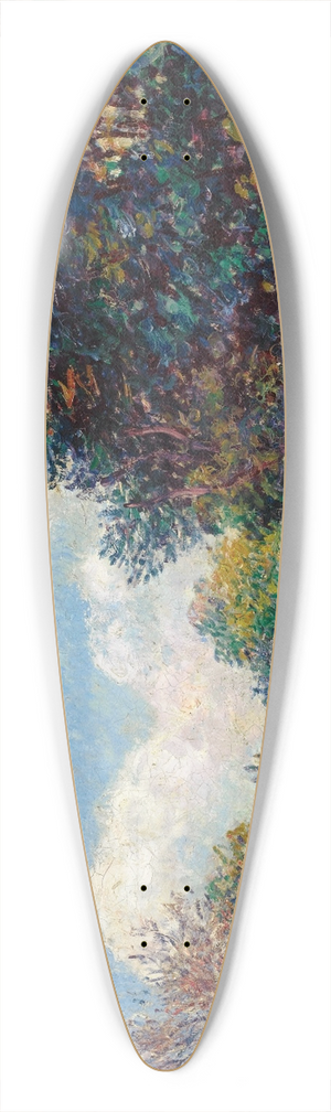 Alfred Sisley - Chemin  Lentre Dun Bois 39.3 inch art pintail longboard deck Alfred Sisley - Chemin  Lentre Dun Bois 39.3 inch art pintail longboard deck