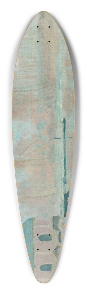 Alfred Sisley - La Machine de Marly et le barrage, Bougival 39.3 inch art pintail longboard deck