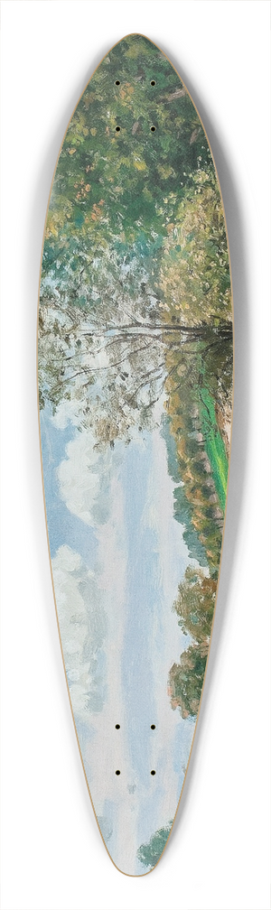 Alfred Sisley - La Route De Verrieres 39.3 inch art pintail longboard deck