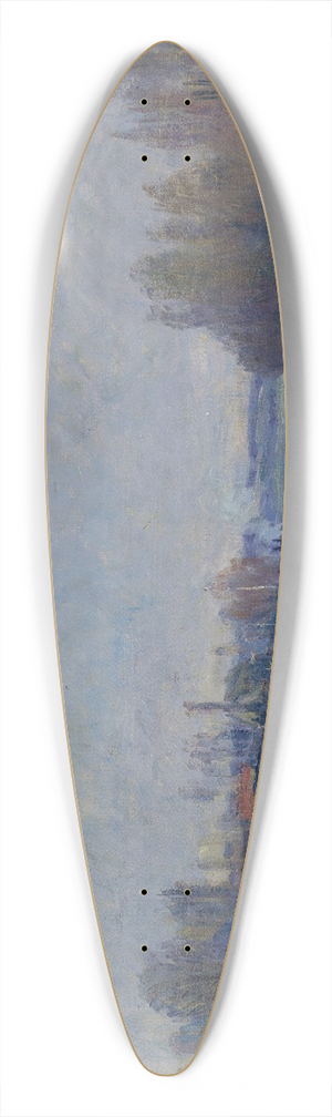 Alfred Sisley - Le Lavoir De Billancourt 39.3 inch art pintail longboard deck