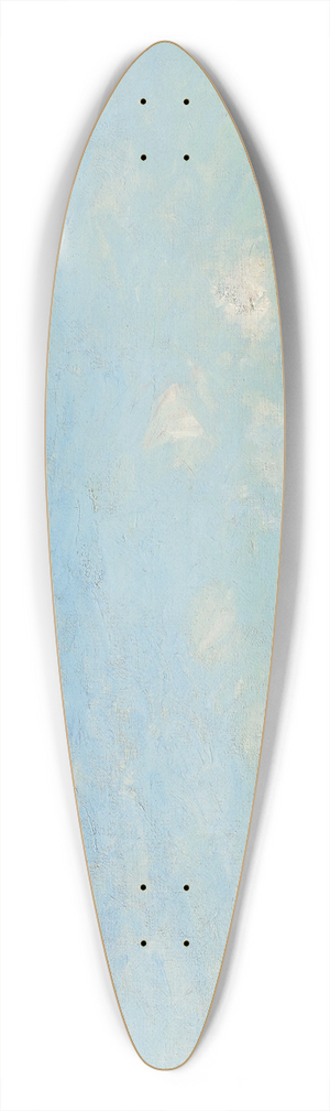 Alfred Sisley - Le Loing  Saint-Mamms 39.3 inch art pintail longboard deck Alfred Sisley - Le Loing  Saint-Mamms 39.3 inch art pintail longboard deck