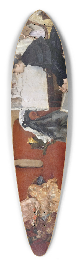 Alfred Stevens - In the Studio 39.3 inch art pintail longboard deck