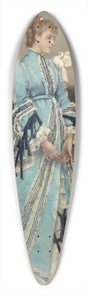 Alfred Stevens - Spring 39.3 inch art pintail longboard deck Alfred Stevens - Spring 39.3 inch art pintail longboard deck