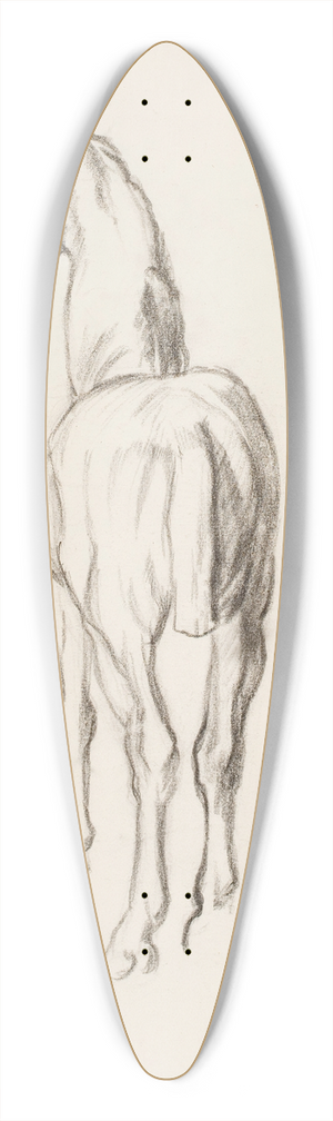 Alfred William Finch - Hevosharjoitelma 39.3 inch art pintail longboard deck