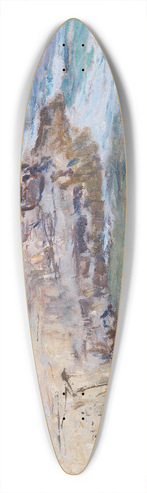 Alfred Zoff - Felsige Kstenpartie 39.3 inch art pintail longboard deck