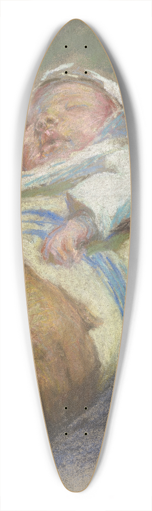 Alice Pike Barney - In Swaddlings 39.3 inch art pintail longboard deck