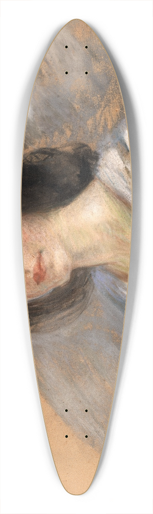 Alice Pike Barney - Jaqueline with Fichu 39.3 inch art pintail longboard deck