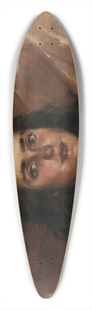 Alice Pike Barney - Laura Alice in Big Hat 39.3 inch art pintail longboard deck