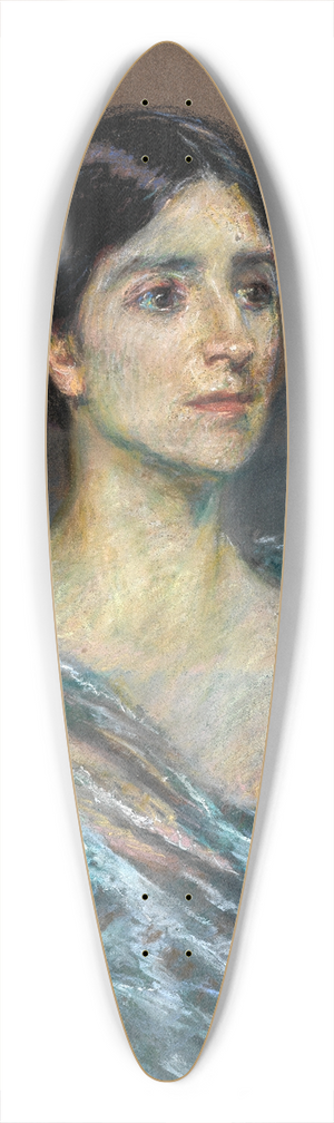 Alice Pike Barney - Marianne Girard 39.3 inch art pintail longboard deck