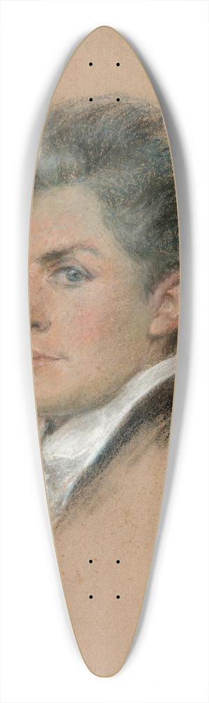 Alice Pike Barney - Marie Huet the Painter 39.3 inch art pintail longboard deck