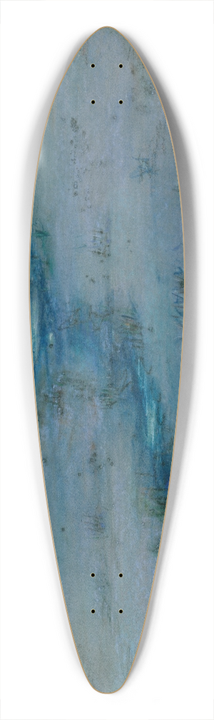 Alice Pike Barney - Marshlands at Sundown 39.3 inch art pintail longboard deck