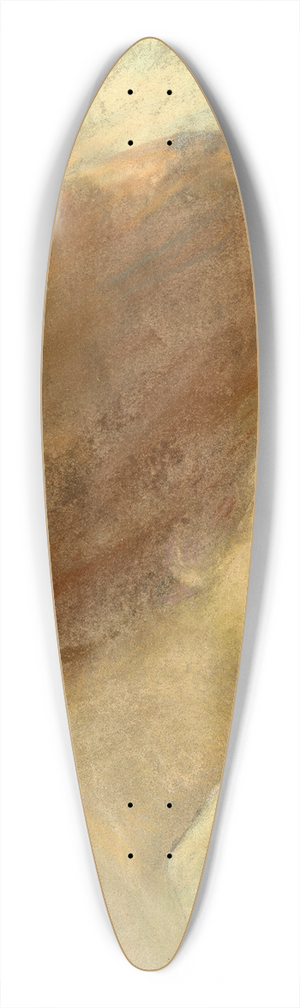 Alice Pike Barney - Meditation 39.3 inch art pintail longboard deck