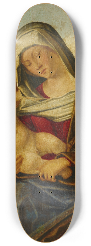 Benedetto Diana - The Virgin with Child and the Infant Saint John the Baptist 8.25 inch art skate deck