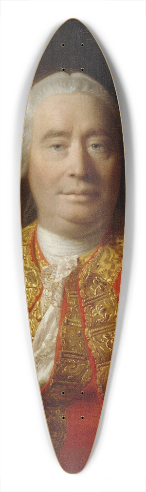 Allan Ramsay - David Hume, Historian And Philosopher 39.3 inch art pintail longboard deck Allan Ramsay - David Hume, Historian And Philosopher 39.3 inch art pintail longboard deck
